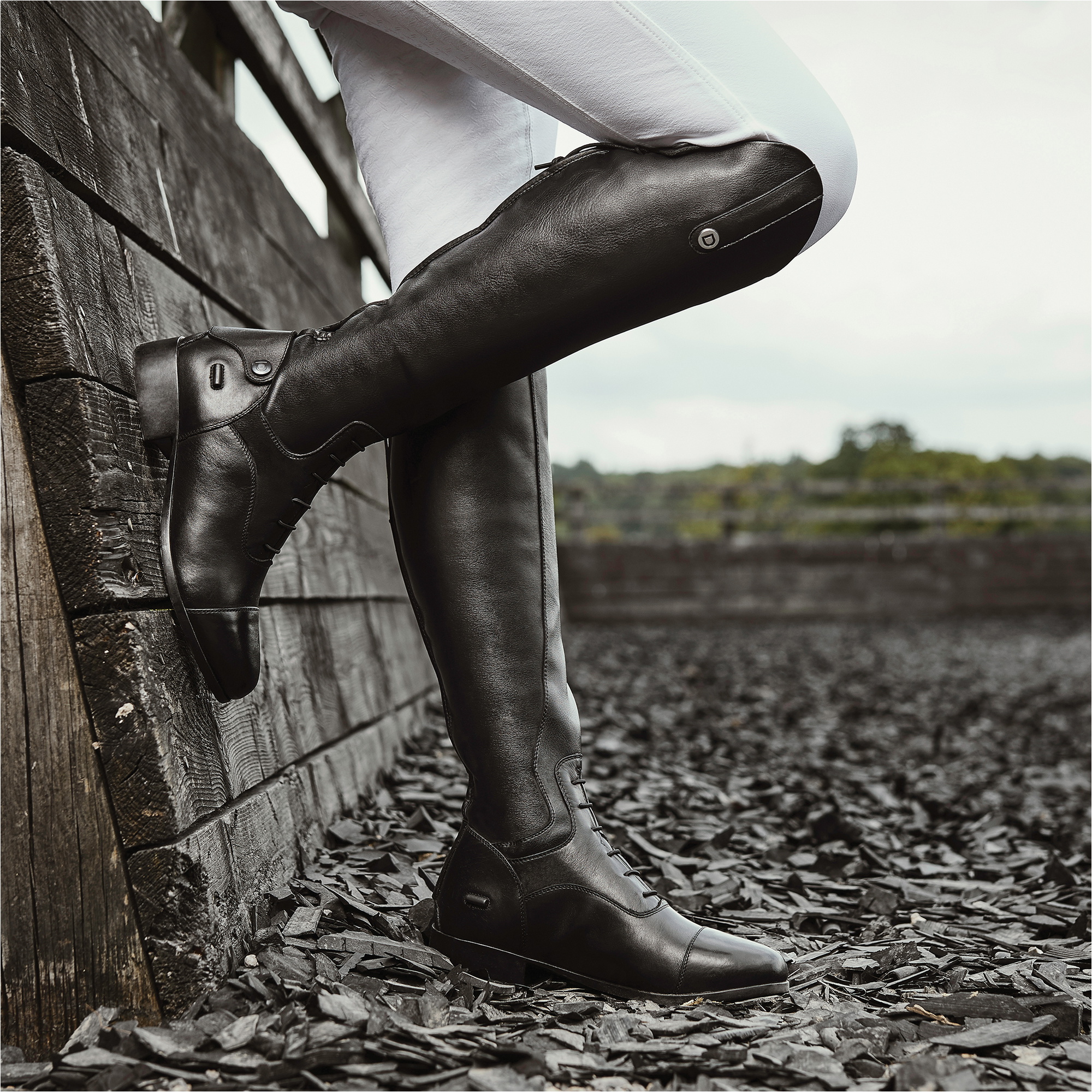 Dublin Juinor Arderin Tall Field Boots 819590 - Black